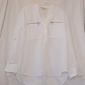 Michael Kors White Tunic Blouse (Medium / 6)